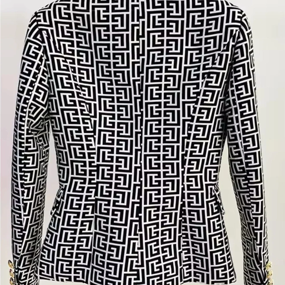 NWOT patterned blazer - Picture 2 of 9